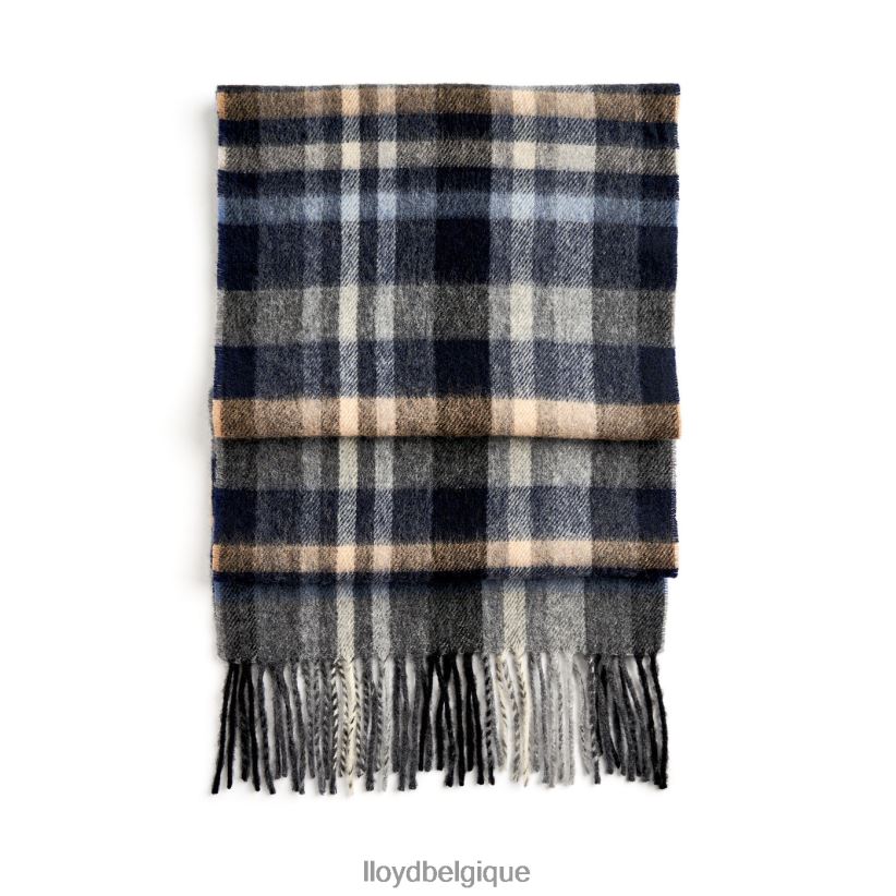 LLOYD écharpe en laine/cachemire Hommes bleu 4Z6Z66694 accessoires