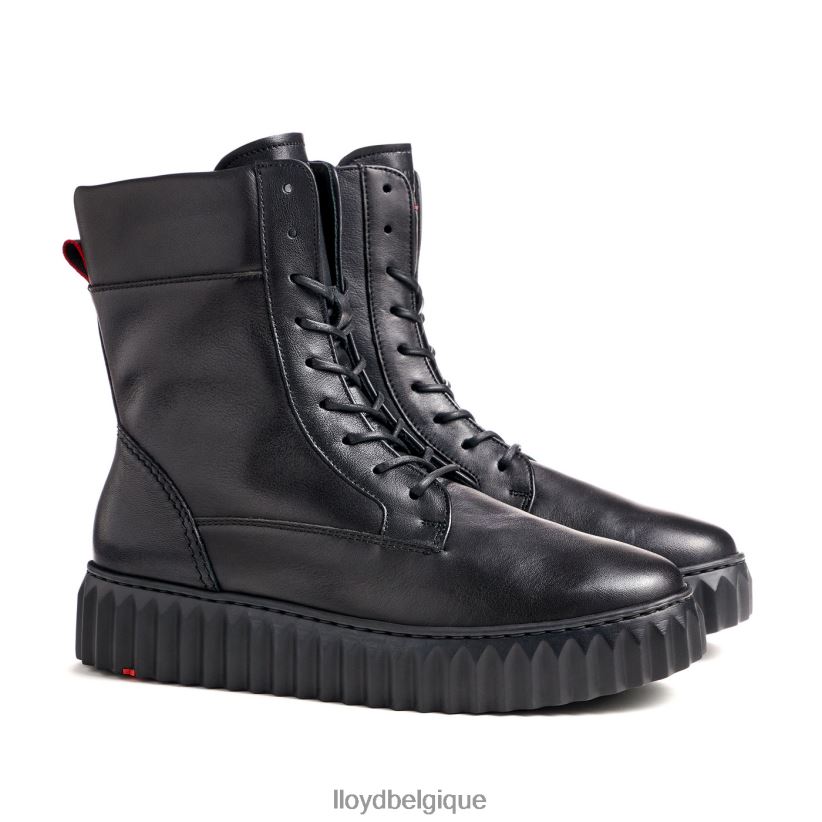 LLOYD bottine en cuir lisse à semelle légère femmes noir 4Z6Z66887 chaussures