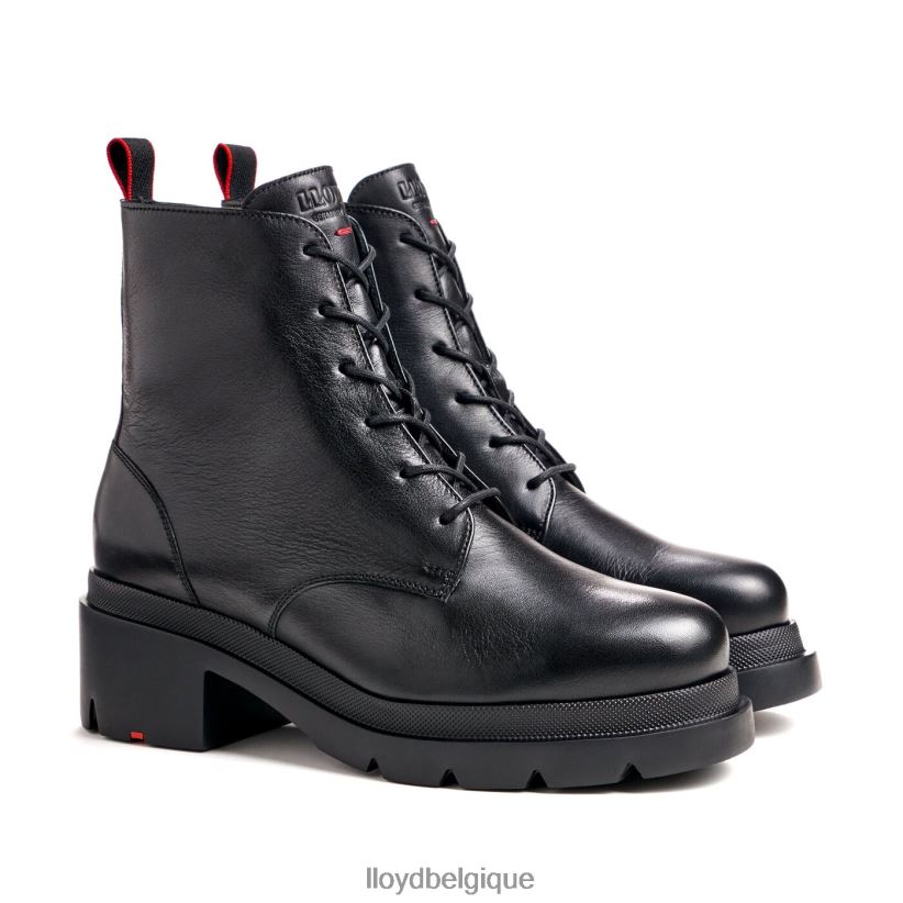 LLOYD bottine en cuir lisse à semelle légère femmes noir 4Z6Z66966 chaussures