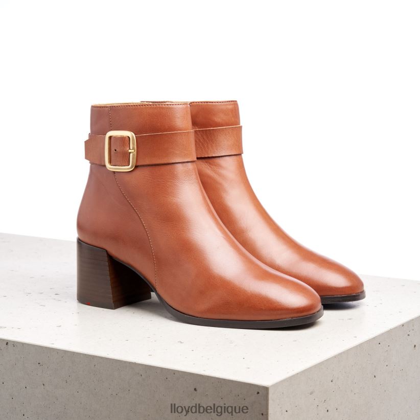 LLOYD bottines en cuir lisse femmes brun 4Z6Z66968 chaussures