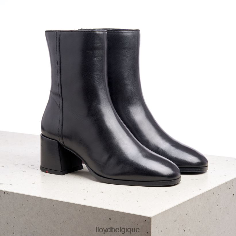 LLOYD bottines en cuir lisse femmes noir 4Z6Z66984 chaussures