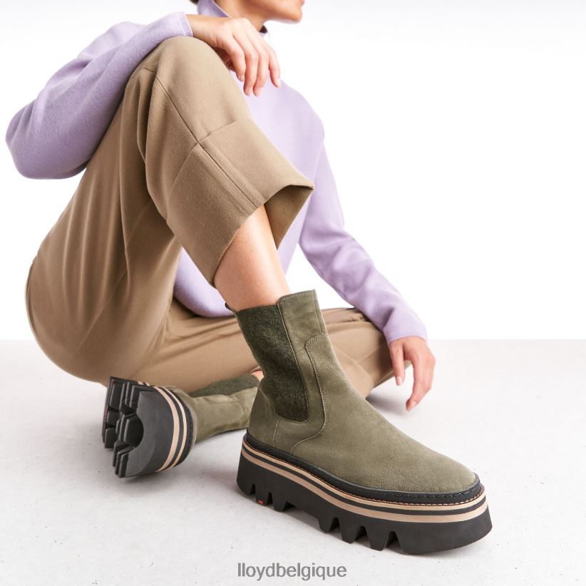LLOYD bottines à enfiler femmes vert 4Z6Z66945 chaussures