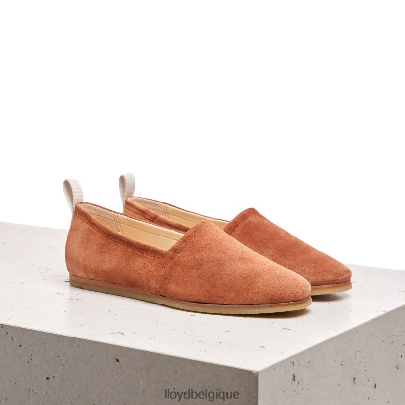 LLOYD pantoufle en cuir à enfiler femmes brun 4Z6Z661123 chaussures