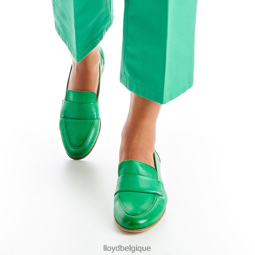 LLOYD pantoufle en cuir femmes vert 4Z6Z661120 chaussures