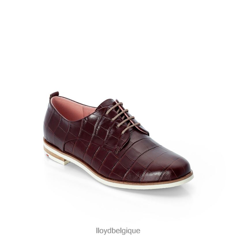 LLOYD demi-chaussures à lacets en cuir Rogh femmes brun 4Z6Z661091 chaussures