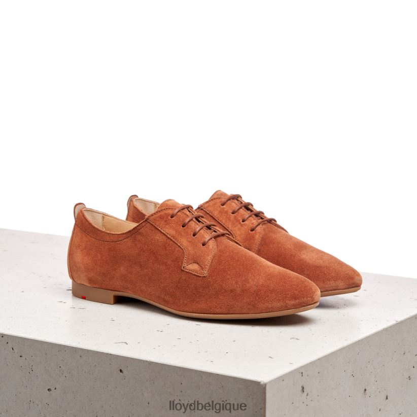 LLOYD demi-chaussures à lacets en daim femmes brun 4Z6Z661185 chaussures