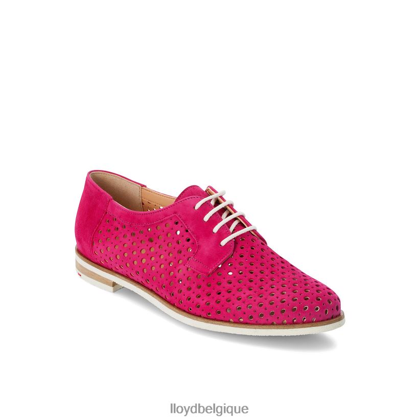 LLOYD demi-chaussures à lacets en daim femmes rouge 4Z6Z661359 chaussures