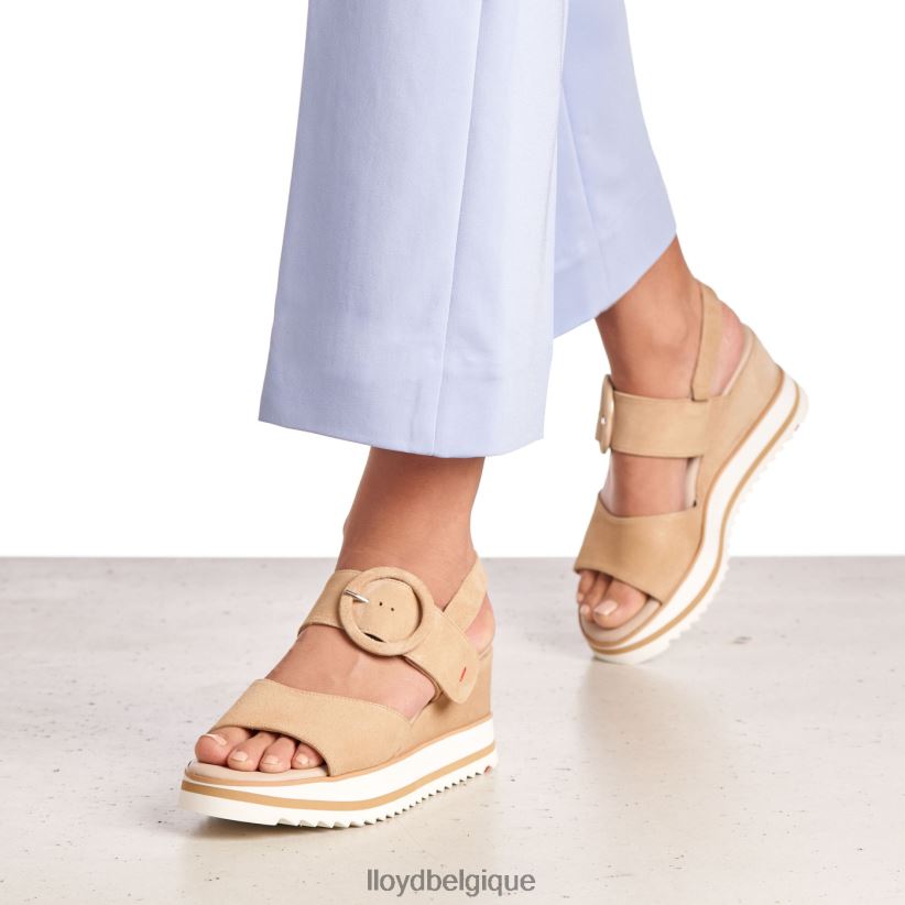 LLOYD sandale en daim femmes beige 4Z6Z661224 chaussures