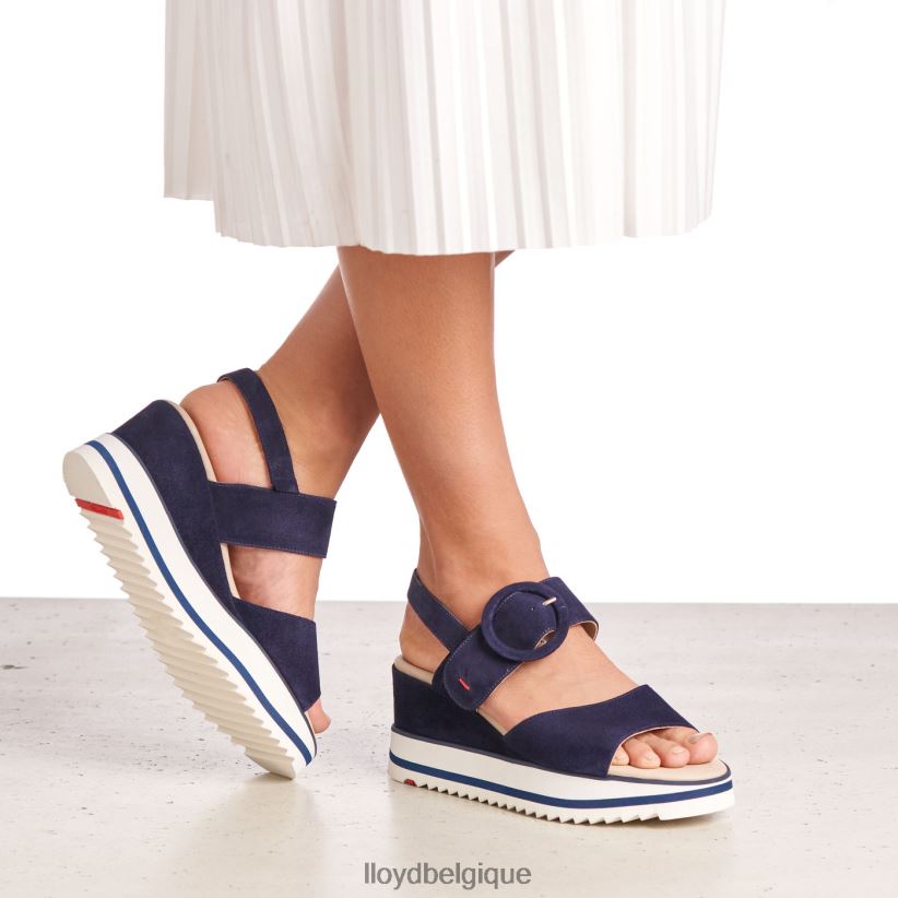 LLOYD sandale en daim femmes bleu 4Z6Z661215 chaussures