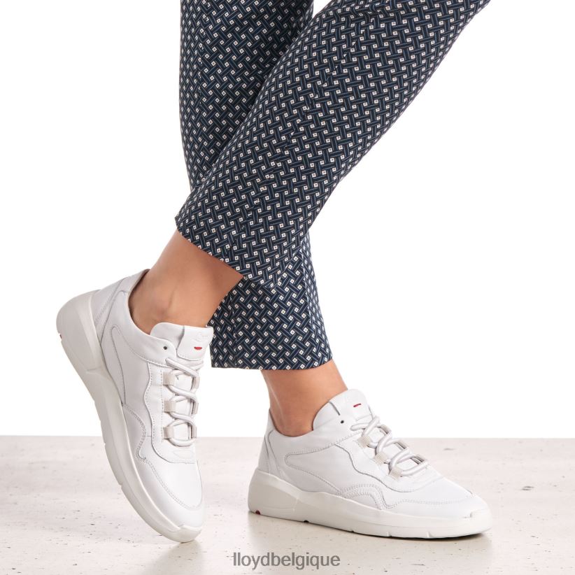 LLOYD baskets basses en cuir femmes blanc 4Z6Z66829 chaussures