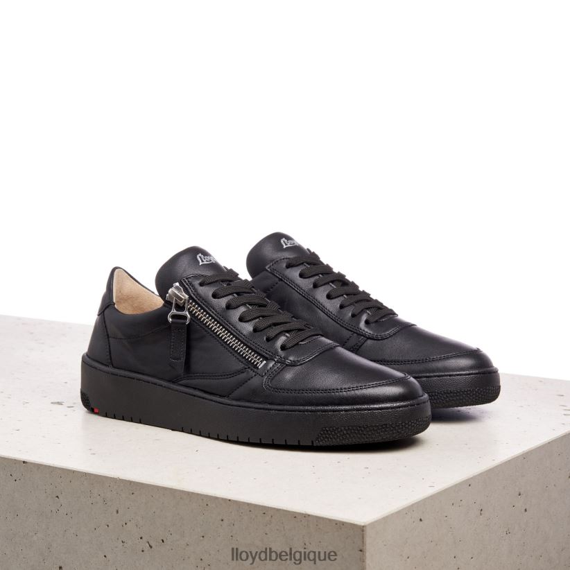 LLOYD baskets basses en cuir femmes noir 4Z6Z66823 chaussures