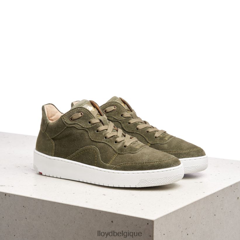 LLOYD baskets basses en cuir femmes vert 4Z6Z66768 chaussures