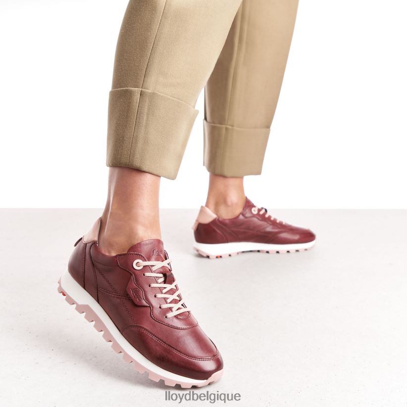 LLOYD baskets basses femmes rouge 4Z6Z66803 chaussures