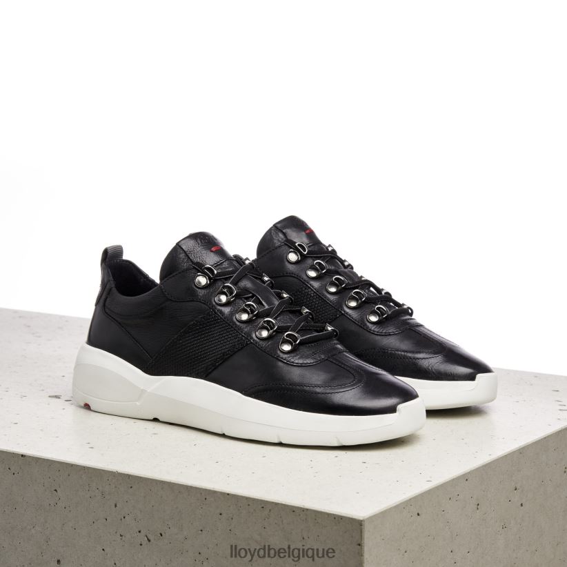 LLOYD baskets en cuir femmes noir 4Z6Z66834 chaussures