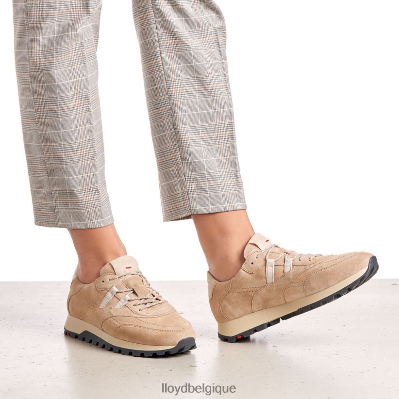 LLOYD baskets en daim femmes beige 4Z6Z66854 chaussures